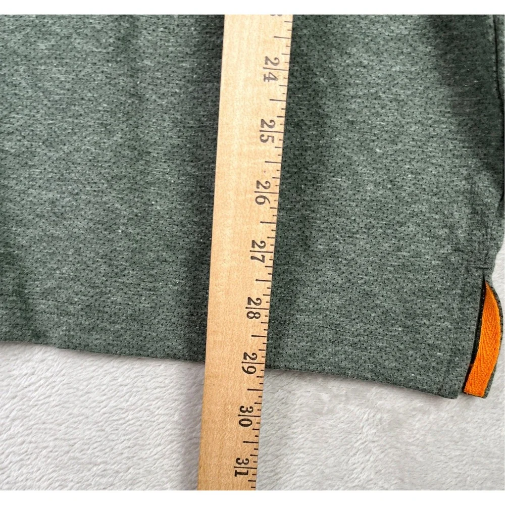 Ridgecut Toughwear Mens Active Henley Shirt Green Large Olive Work SMK22-9231